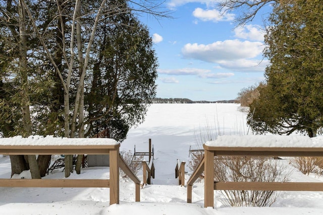 704 Fromm Ln, Elkhart Lake, WI 53020 - view of dock area