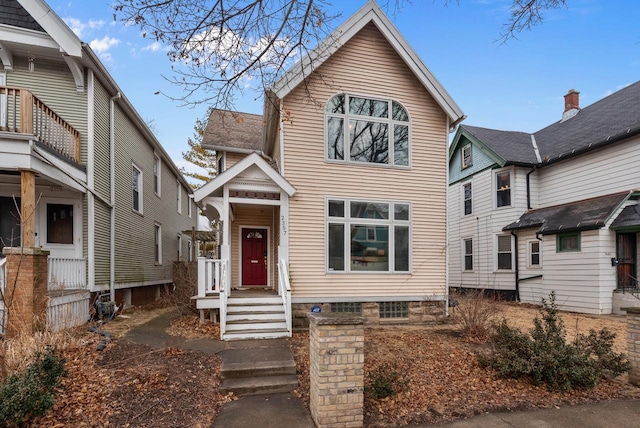 view of front of home