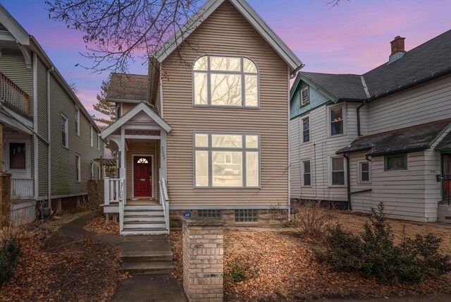 view of front of home