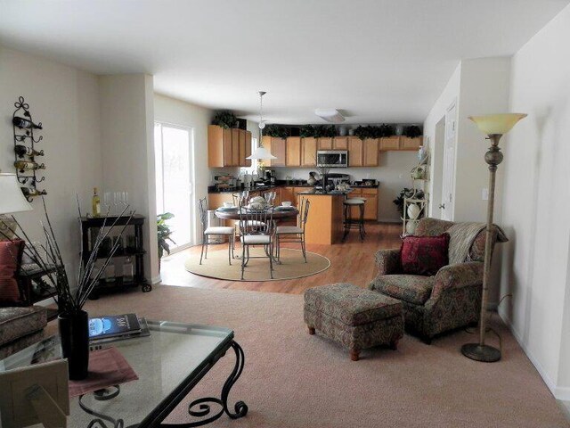 408 Kensington Ct Unit Lt140Roosevelt, Williams Bay, WI 53191 - living area with light wood finished floors