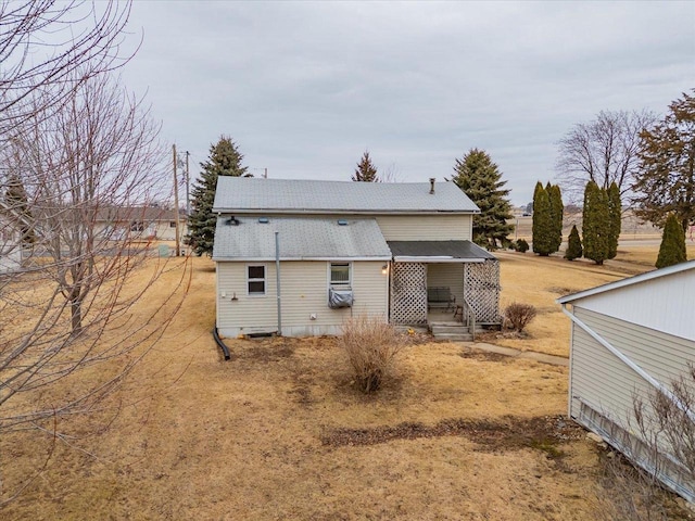 view of rear view of property