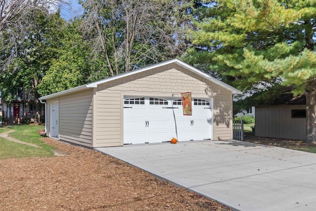 W3084 Blackbird Point Dr, Green Lake, WI 53946 - view of detached garage