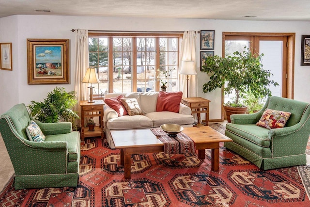 view of sitting room