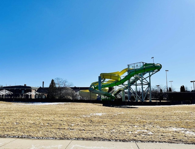 view of jungle gym