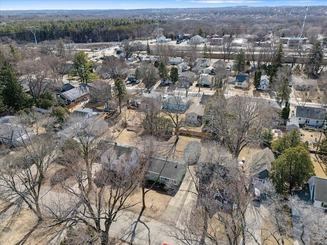 bird's eye view featuring a residential view