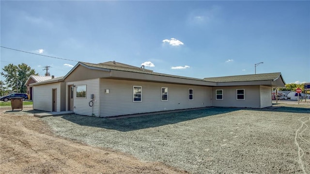 view of back of house