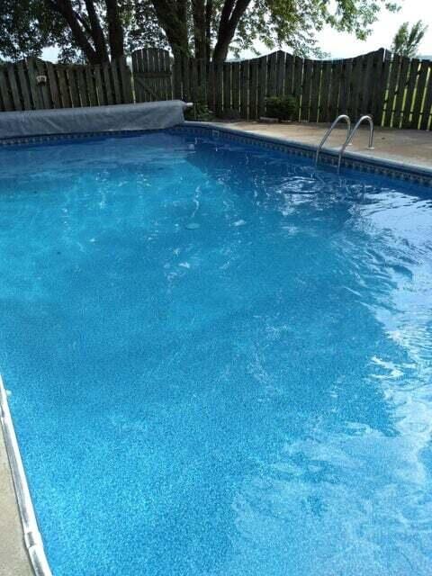 view of pool featuring fence and a fenced in pool