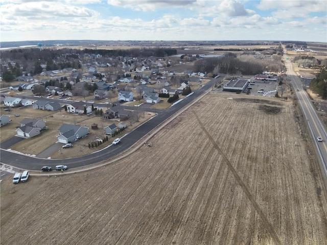 aerial view featuring a residential view