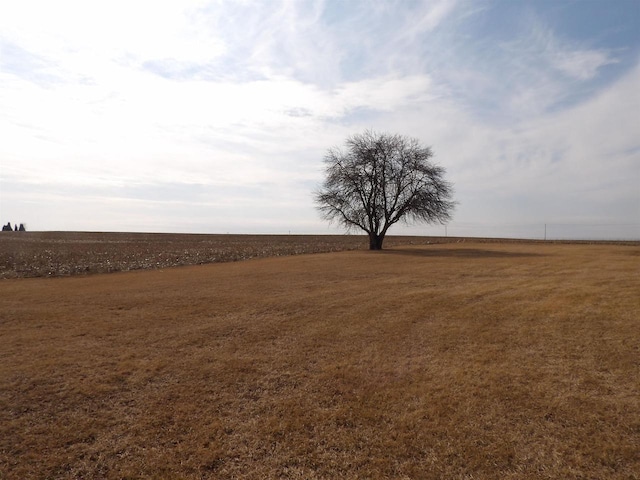 view of landscape featuring a rural view