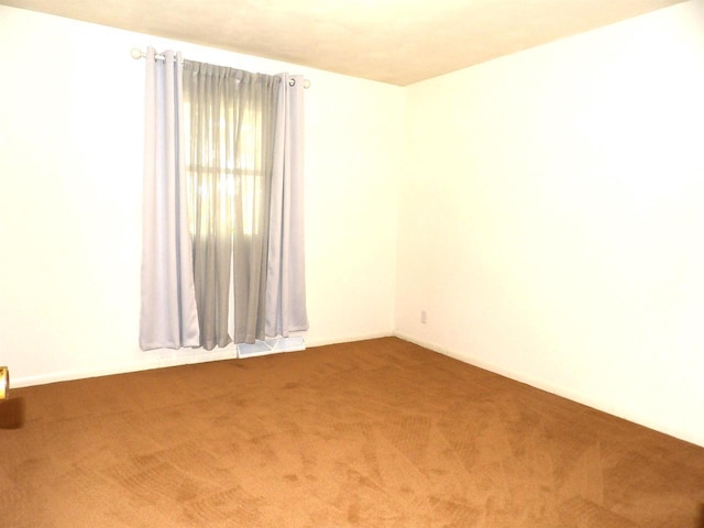 unfurnished room with carpet flooring