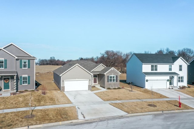 traditional-style home with driveway and a garage