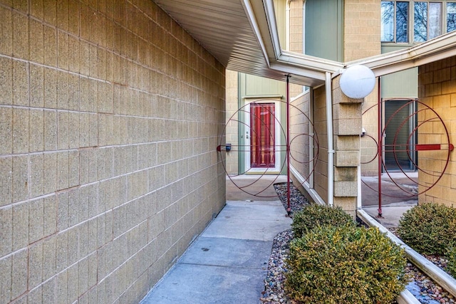 view of entrance to property