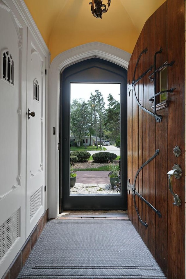 doorway featuring visible vents