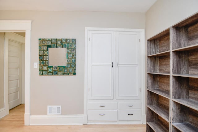 closet with visible vents