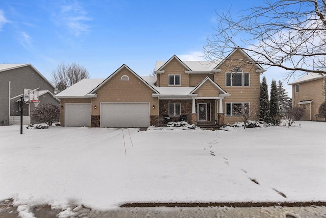 view of front of home featuring an attached garage