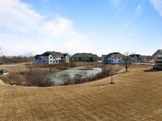 view of yard featuring a residential view