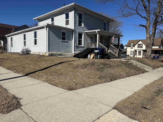 view of property exterior