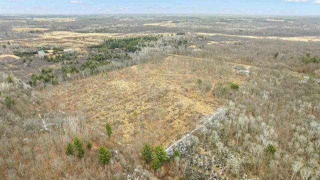 bird's eye view featuring a rural view