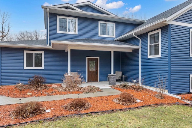 view of front of house with covered porch