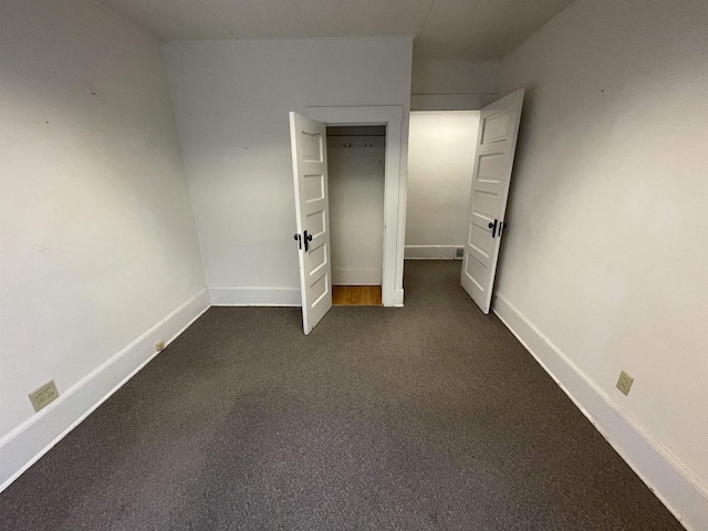 unfurnished bedroom featuring baseboards