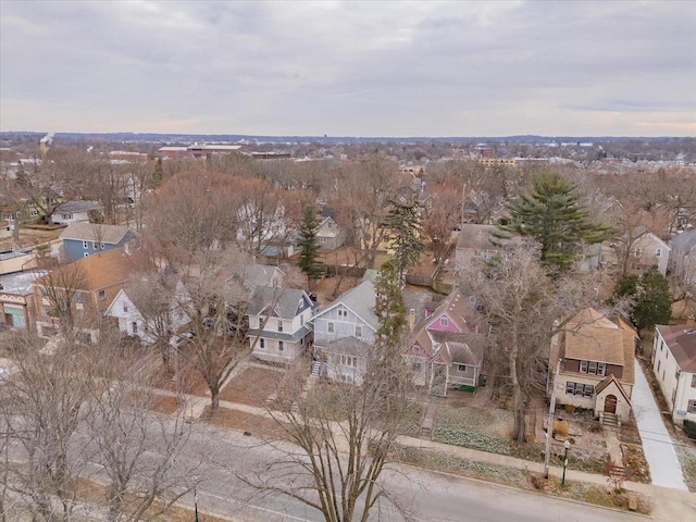 birds eye view of property featuring a residential view