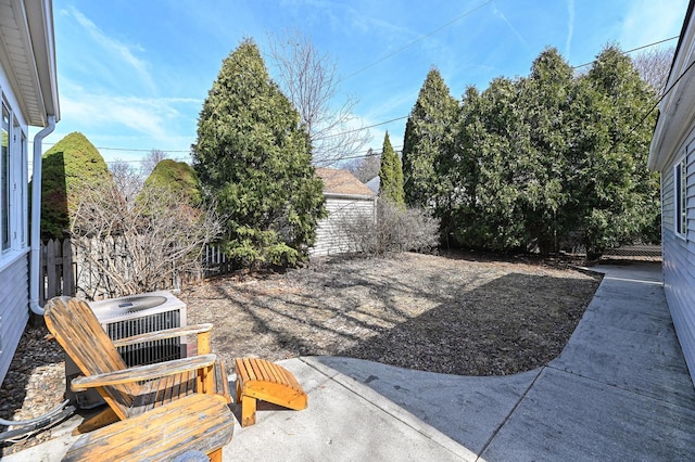 view of patio / terrace with fence