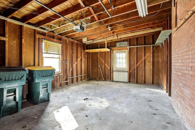 miscellaneous room featuring a garage