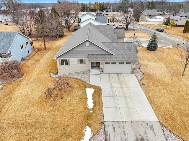 birds eye view of property featuring a residential view