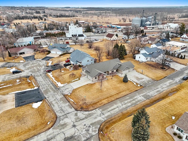 aerial view featuring a residential view