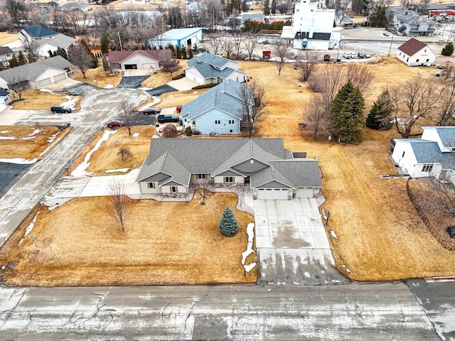 bird's eye view featuring a residential view