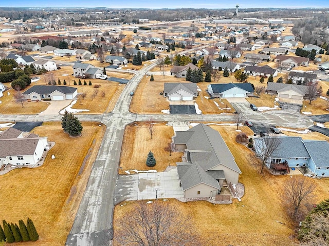 drone / aerial view featuring a residential view