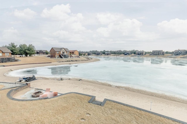 W5611 32nd St, New Lisbon, WI 53950 - property view of water featuring an outdoor fire pit