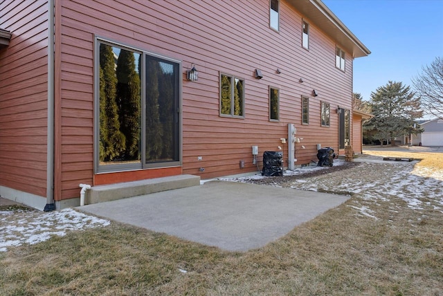 exterior space featuring a patio area