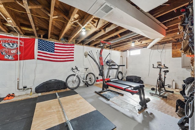 view of exercise room