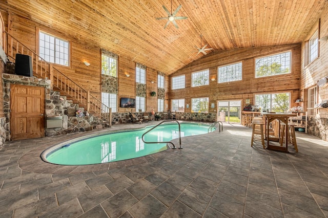 view of indoor pool