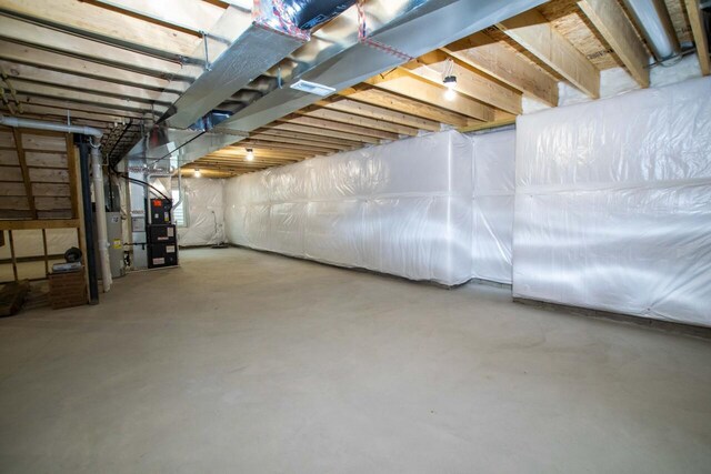 408 Canterbury Ct Unit Lt151Jackson, Williams Bay, WI 53191 - unfinished basement featuring heating unit