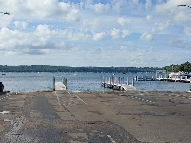 408 Canterbury Ct Unit Lt151Jackson, Williams Bay, WI 53191 - dock area featuring a water view