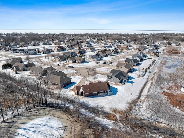 drone / aerial view featuring a residential view