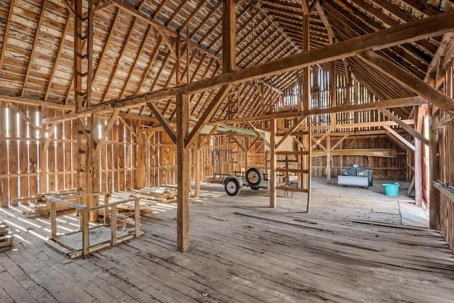 view of attic