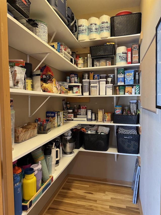 view of pantry