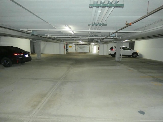 view of parking deck