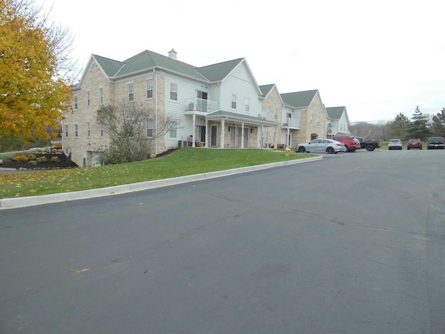 view of road with curbs