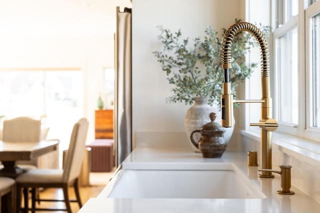 interior details with a sink