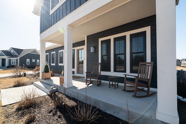 view of patio / terrace featuring a porch