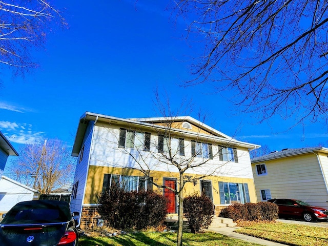 view of front of property