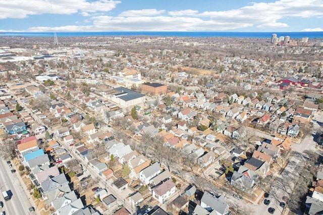 drone / aerial view featuring a residential view