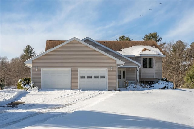 view of front of home featuring an attached garage