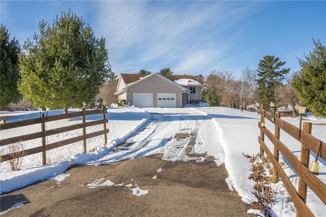 exterior space featuring driveway