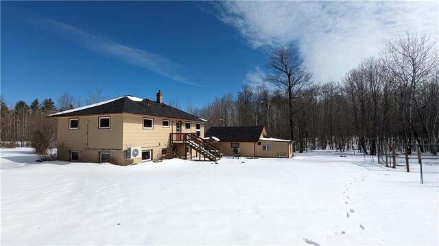 14091 W County Highway B, Hayward, WI 54843 - view of snow covered house