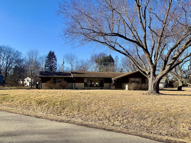 view of ranch-style home